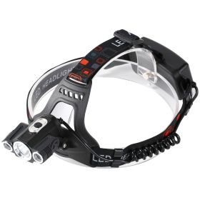 250000 LM LED Headlamp Rechargeable Bike Front Light Riding Camping Hunting