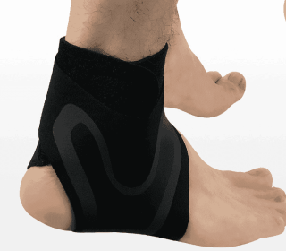 Ankle Support Brace Safety Running Basketball Sports Ankle Sleeves (Option: Onesize-2pc-Set)