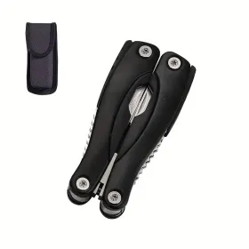 Professional Stainless Steel Pliers Tool Set: Multi-function Knife, Nylon Sheath, Etc. - The Perfect Gift For Camping, Survival, Hiking, Etc.! (Option: Blackcampingoutdoor)