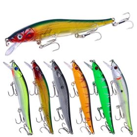 Bionic Faux Fishing Lures Set for Outdoor Fishing (Color: Multi-Color, Type: 6Pcs/Set)